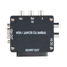 YUV una RGBS YPBPR una SCART YPBPR una VGA Convertidor de Componentes Consola de Juegos, RGBS una Componente de Diferencia de Color