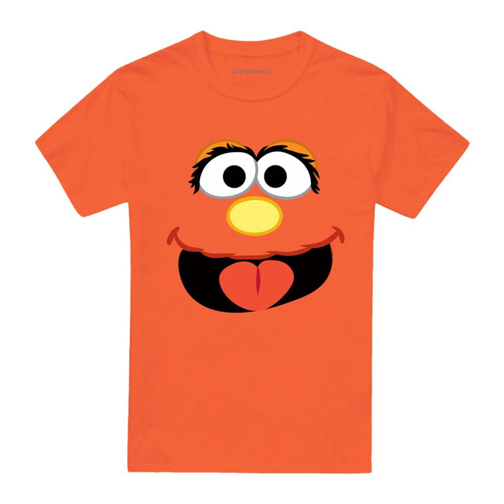 Sesame Street (4Xl, Orange) Unisex Adult Murray Face T-Shirt