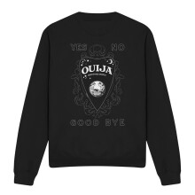(L, Black) Hasbro Unisex Adult Yes, No, Goodbye With Planchette Ouija Board Sweatshirt