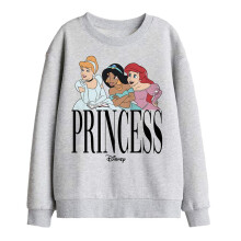 (7-8 Years, Athletic Heather) Disney Princess Childrens/Kids Trio Sweatshirt