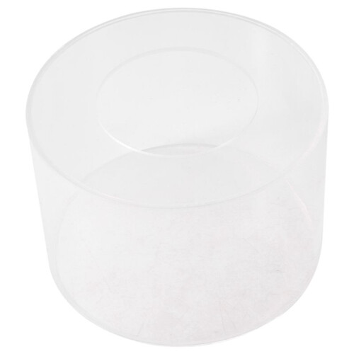 1Pc Round Acrylic Cake Display Board Cake  Smoother Scraper Cake Tray DIY Round Decor Cake Refillable Board(A)