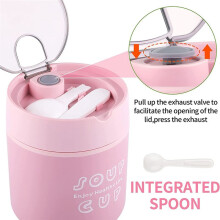 Insulated Food Container, 18 Ounce Stainless Steel Kids Adult Vacuum flask for Hot Food, Vacuum Insulated Food Jar,