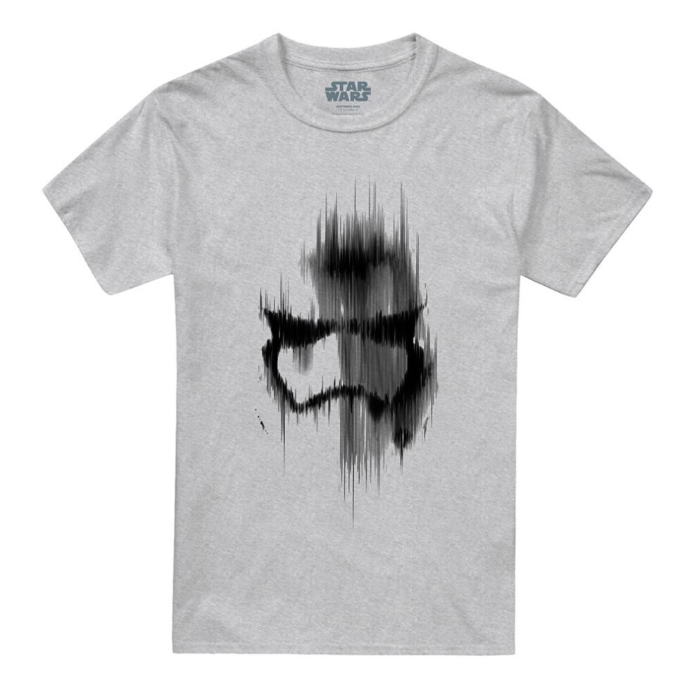 Star Wars (3Xl, Athletic Heather) Unisex Adult Trooper Mask T-Shirt Multicoloured