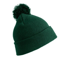 (One Size, Bottle Green) Result Womens/Ladies Winter Essentials Pom Pom Beanie