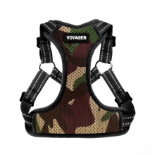 Best Pet Supplies Voyager Verstelbare Hondentuig Ademend Geen Trek Tuig voor Kleine, Middelgrote, Grote Honden