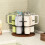 6 Slots Rotating Cup Organizer Wooden Storage Rack for 40oz Cup Accessories 3