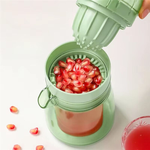 400ml Manual Pomegranate Juicer - Compact Fruit Squeezer for Oranges & Small Citrus, Essential Kitchen Gadget for Juice 2