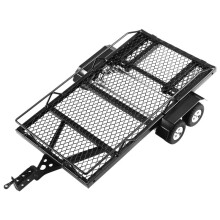 Remolque de Metal para Coche RC Crawler para Axial SCX24 para Gladiator TRX4M 1/18