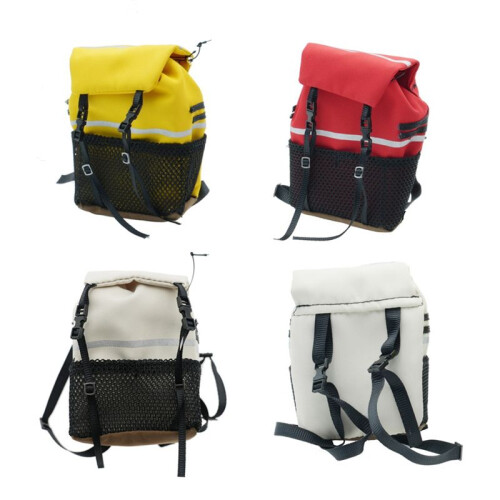 Miniature Decoration Scale Simulation Backpack for 1/10 1/8 RC Crawler Car White