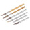 Agate-Knife Edged Burnisher Set Polishing Tools Carving Precious Metal with Bamboo Iron Handle 7
