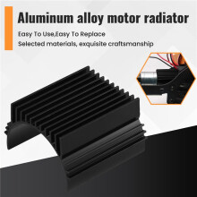 Aluminium 40-42mm RC-Motorkoellichaam voor 4268 4274 4092 1515 1/8 1/10 /Buggy Truck RC-Auto'S Motoren Zwart