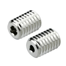 Conector de Cobre de Bico CHT de Alto Fluxo para V6 Volcano Hotend Compatível com Bloco Aquecedor Volcano e Bico V6 2 Unidades
