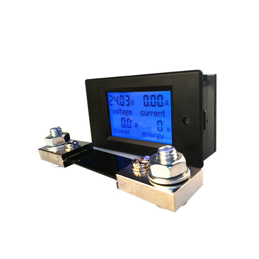 Dc6.5-100V 0-100A Lcd Display Digital Current Voltage Power Meter Multimeter Ammeter Voltmeter 100A Current Shunt 6033121051754