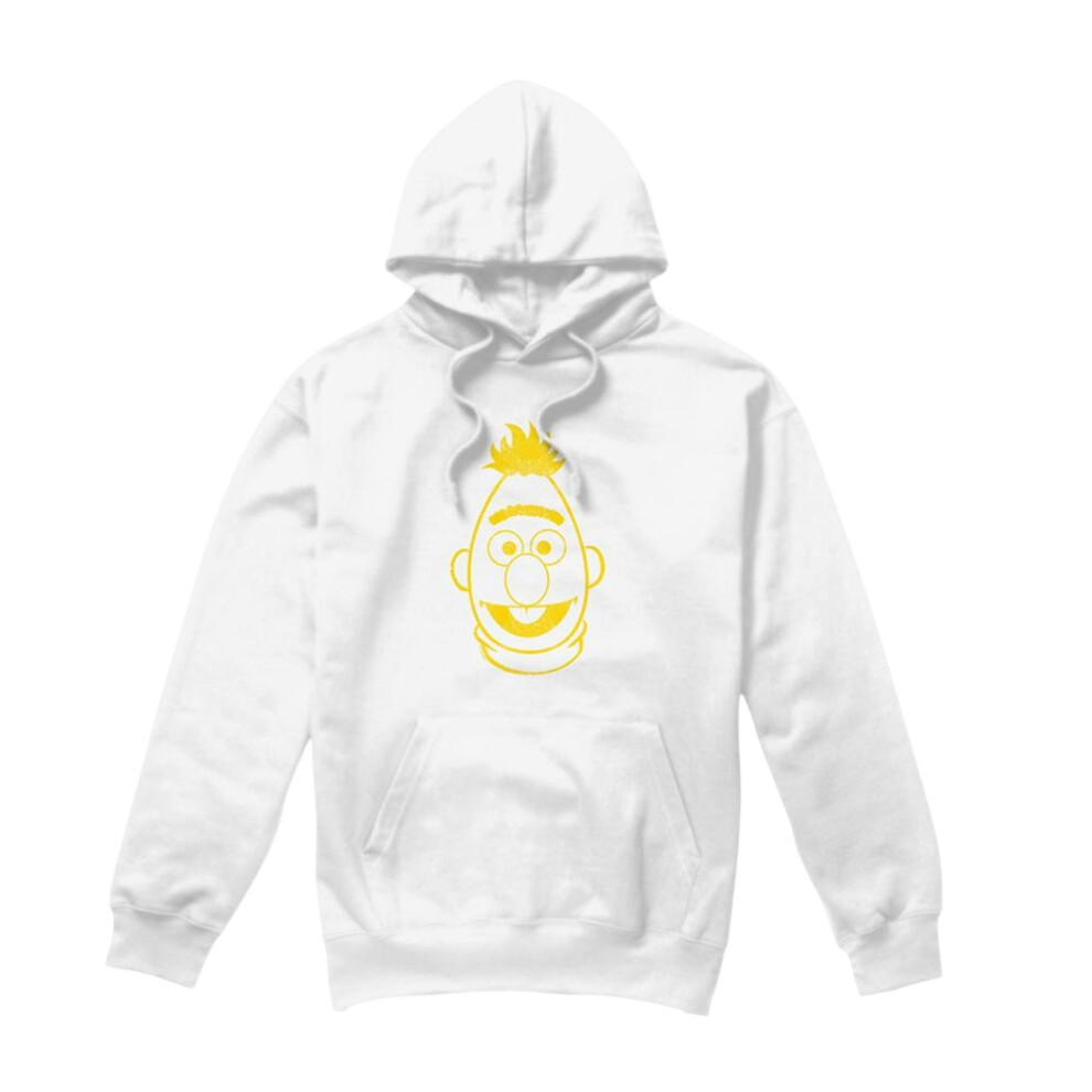 Sesame Street (S, ) Unisex Adult Hoodie White