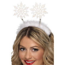 Smiffys Snowflake Christmas Bopper Headband