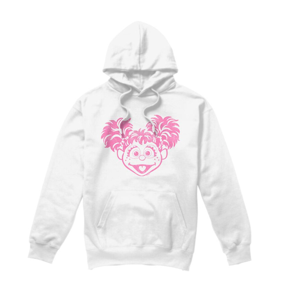 Sesame Street (S, ) Unisex Adult Hoodie White