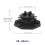 (28-60mm, Pack of 1) Adjustable Pedestal Support for Paving 2