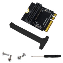 Adattatore M.2 NVME SSD PCIE M2 Chiave NGFF da M un Chiave M.2 Adattatore un / e Installazione Verticale per Scheda Riser SSD NVME 2280 M2