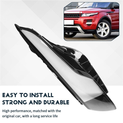 Auto Front Scheinwerfer Scheinwerfer Licht Lampe Objektiv HüLle Abdeckung Ersatz für   Evoque 2012-2015 2