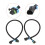 2Pcs 24 inch Oxygen O2 Sensor Header Extension Harness for  Camaro Corvette LS2 LS3 LS7 6