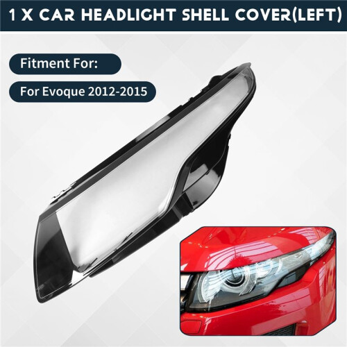 Auto Front Scheinwerfer Scheinwerfer Licht Lampe Objektiv HüLle Abdeckung Ersatz für   Evoque 2012-2015 1