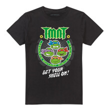 (L, Black) Teenage Mutant Ninja Turtles Unisex Adult Get Your Shell On T-Shirt