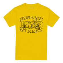 (3XL, Yellow) Sesame Street Unisex Adult Friend Stroll T-Shirt