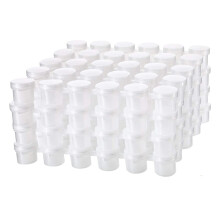 Pots de Peinture Vides de 50 Bandes Pots de Peinture de 5 Ml Conteneurs de Stockage de Bandes de Peinture Fournitures D'Artisanat, 300 Pots au Total