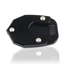 Motorcycle Kickstand Foot Side Stand Extension Enlarger Plate Pad for GSX-S1000 GSX-S 950 GSX-S1000 KATANA(Black)