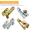 156T1978A   Trippers Replacement for Intermati Fit T100 Series Timer 2 Pack (4  / 4 Off / 8 Screws) 2