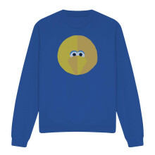 (XL, Royal Blue) Sesame Street Unisex Adult Big Bird Beak Sweatshirt