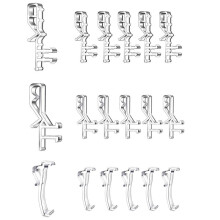 36 Stuks Verborgen Kanaalvolantclips, 1-7 / 8inch Doorzichtige Plastic Jaloezieclips voor de Volant met een Groef aan de Achterkant