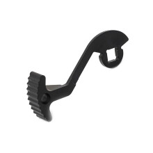 One-Handed Control Transmitter Steering Wheel Trigger Thumb Lever for Flysky Noble NB4 NB4+ Controller Upgrade Black