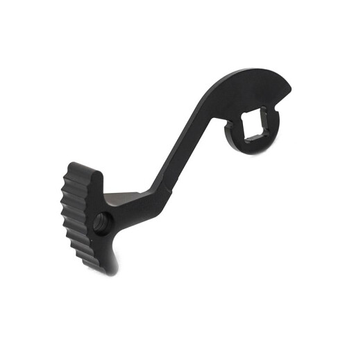 One-Handed Control Transmitter Steering Wheel Trigger Thumb Lever for Flysky Noble NB4 NB4+ Controller Upgrade Black