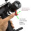 One-Handed Control Transmitter Steering Wheel Trigger Thumb Lever for Flysky Noble NB4 NB4+ Controller Upgrade Black 2