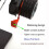 One-Handed Control Transmitter Steering Wheel Trigger Thumb Lever for Flysky Noble NB4 NB4+ Controller Upgrade Black 4