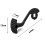 One-Handed Control Transmitter Steering Wheel Trigger Thumb Lever for Flysky Noble NB4 NB4+ Controller Upgrade Black 6