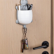 3 Piezas Estante Almacenamiento con Diseño de Tortuga Adorable, Soporte para Cepillos Dientes, Organizador Baño con Dibujos Animados,Estante