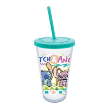Lilo & Stitch Friends Cup With Straw
