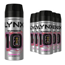 Lynx Limited FIFA No 10 Deodorant Spray 150ml,6pk