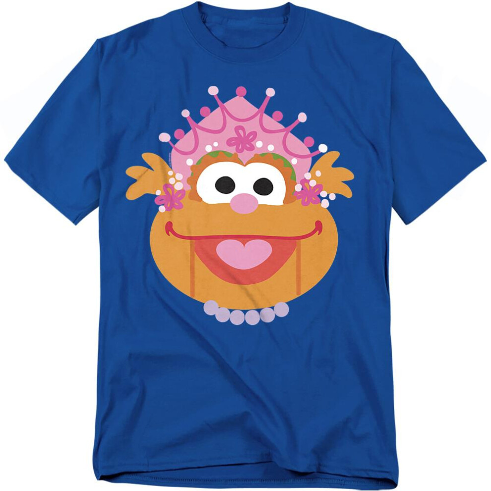 Sesame Street (Xxl, Royal ) Unisex Adult Zoey Nutcracker Christmas T-Shirt Blue