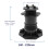 (140-220mm, Pack of 10) Adjustable Pedestal Support for Paving 2