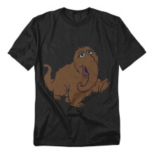 (S, Black) Sesame Street Unisex Adult Can I Kick It? T-Shirt