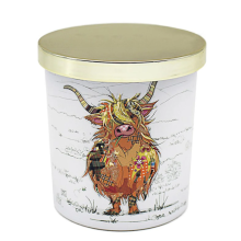 Cashmere & Silk Scented Highland Cow Coo Boutique Jar candle