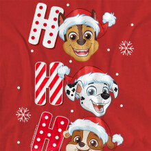 (S, Red) Paw Patrol Womens/Ladies Santa Hat Christmas T-Shirt