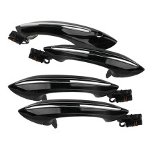 Conjunto de Maçaneta Externa de Porta de Carro 4 Peças com Luz para 5 6 7 Series 530 640 740 F07 F10 F11 F06 F12 F13 F01 F02