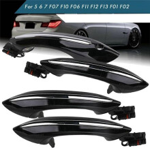 4PCS Car Outer Exterior Door Handle Set with Light for 5 6 7 Series 530 640 740 F07 F10 F11 F06 F12 F13 F01 F02
