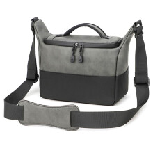 Professional Digital SLR Camera Bags Lens Photography Bag Waterproof Leather Shoulder Bag for // Camera B