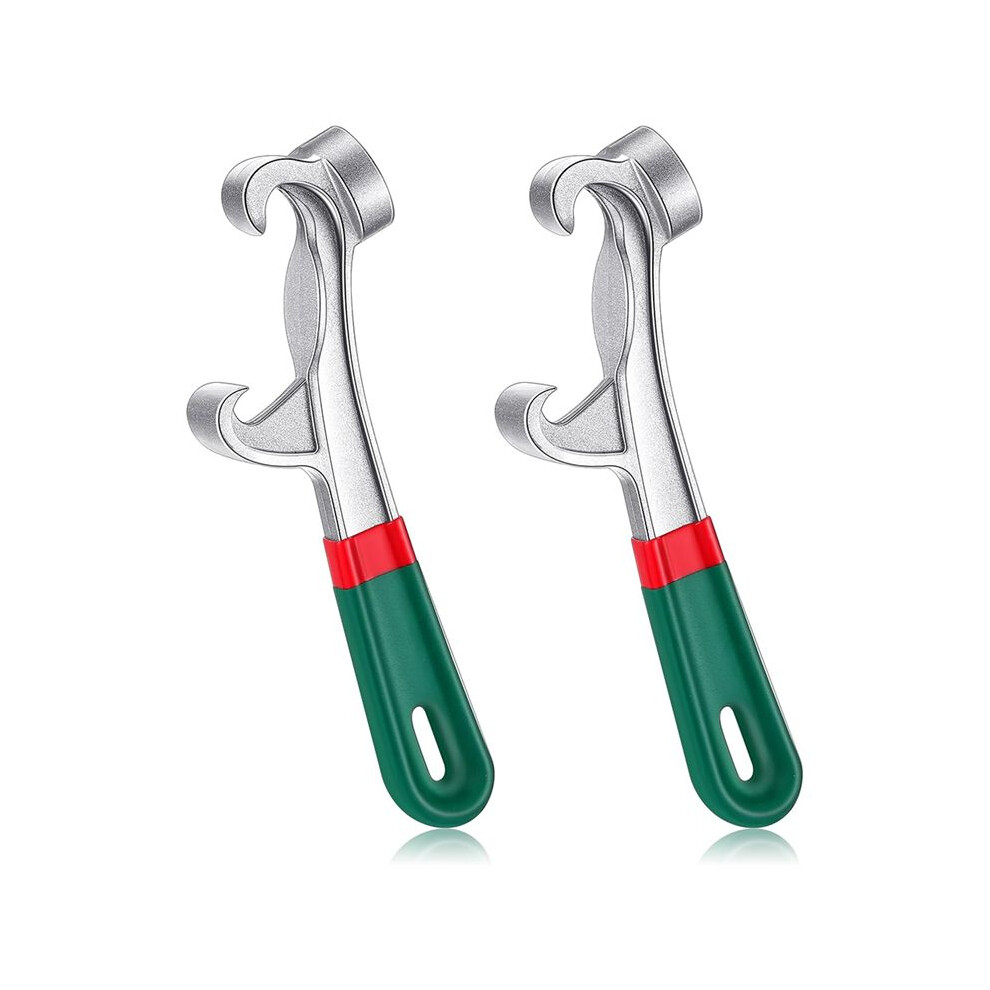 2 Pcs 5 Gallon Bucket Opener Aluminum Pail Opener With Non Slip Rubber Handle Grip Lid Wrench Lid For Home Industrial 4712087767627