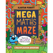 Mega Maths Maze UK Edition by Kjartan Poskitt Paperback Book